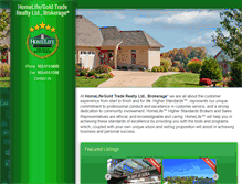 Tablet Screenshot of goldtraderealty.com